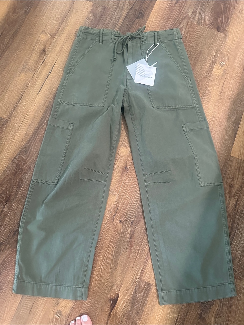 Sold out Pistola Sabrina curved utility pants. NWT size 26 in Meadow
